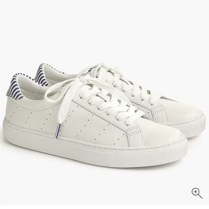 Jcrew Saturday sneakers in leather with stripe detail